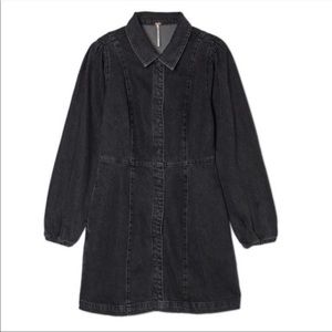 Free people denim dress XL